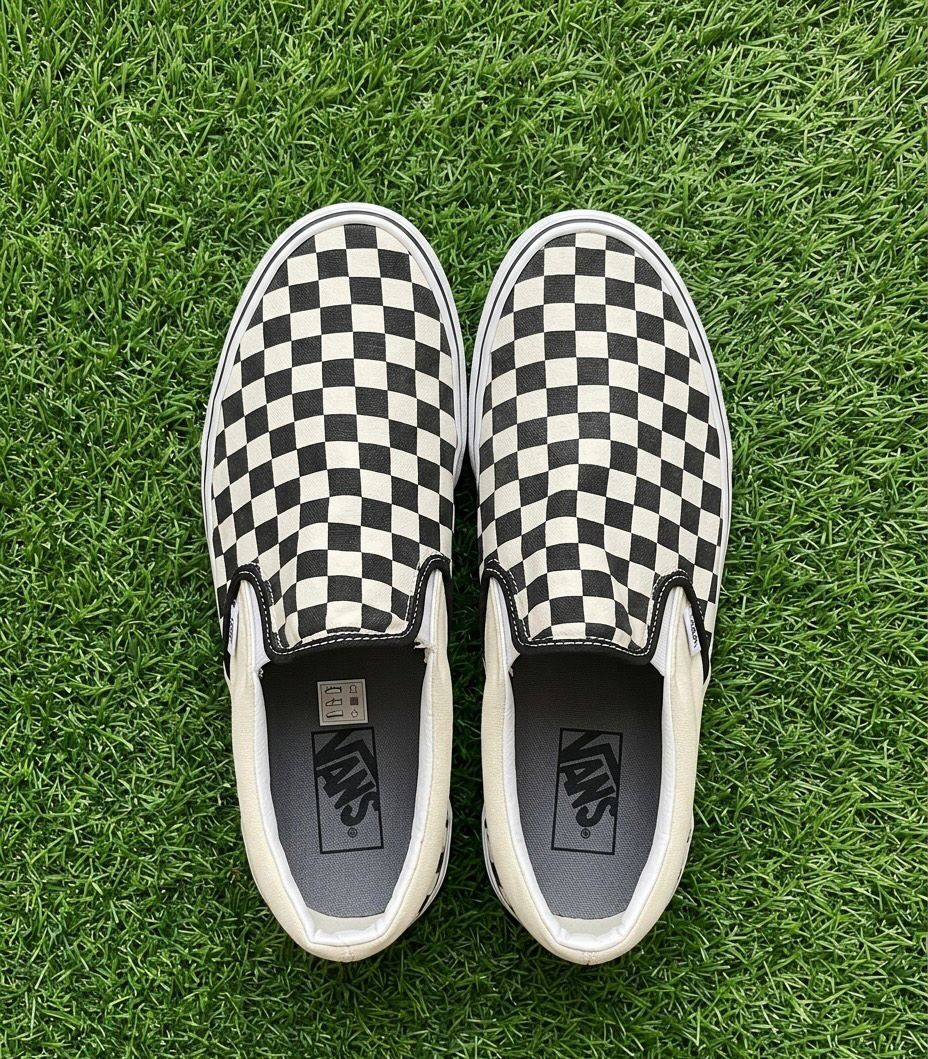 VANS CHEKCERBOARD SLIP-ON CLASSIC BLACK/OFFWHITE