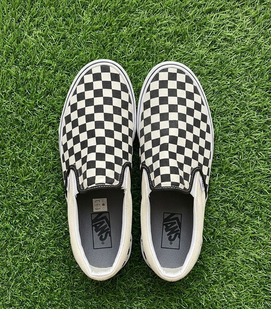 VANS CHEKCERBOARD SLIP-ON CLASSIC BLACK/OFFWHITE